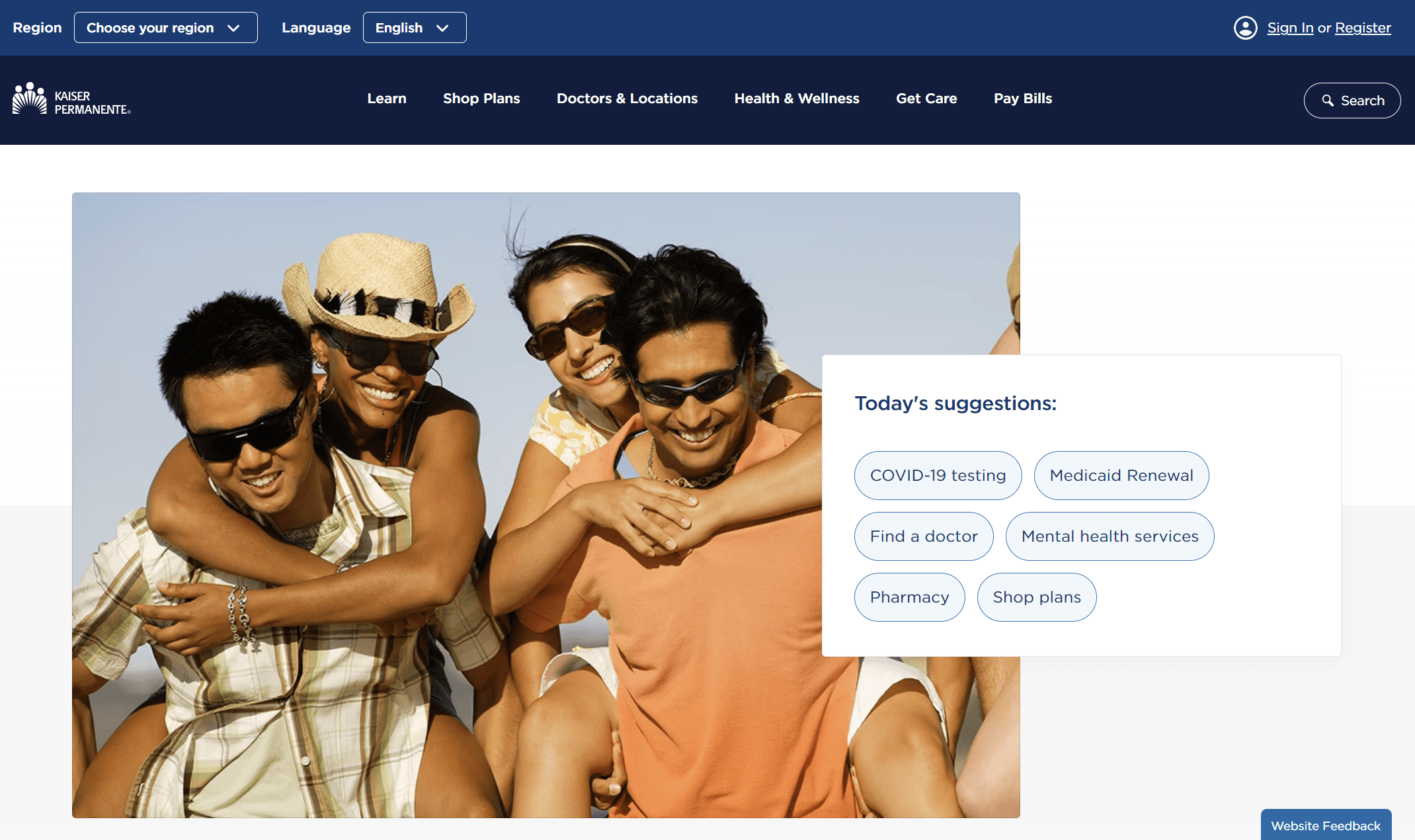 Person registering for a Kaiser Permanente online member account on a laptop
