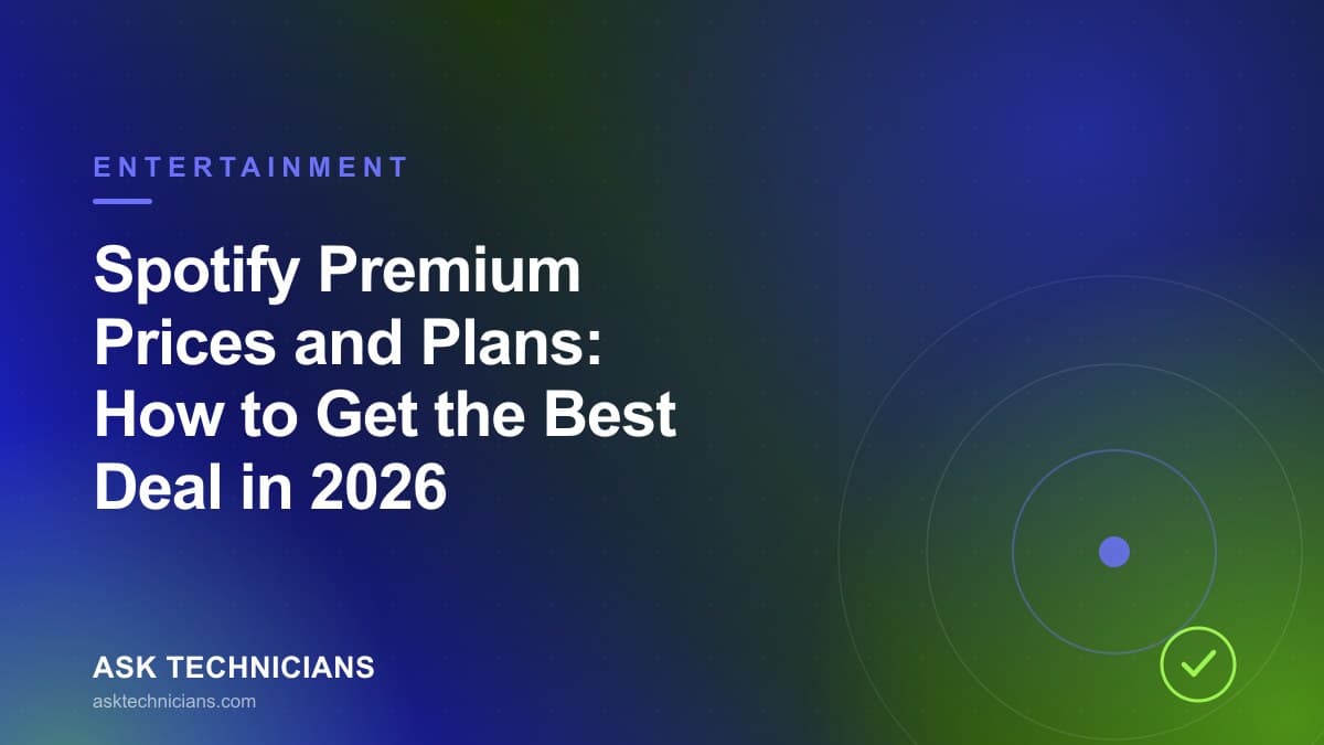 Spotify Premium subscription plans displayed with pricing tiers