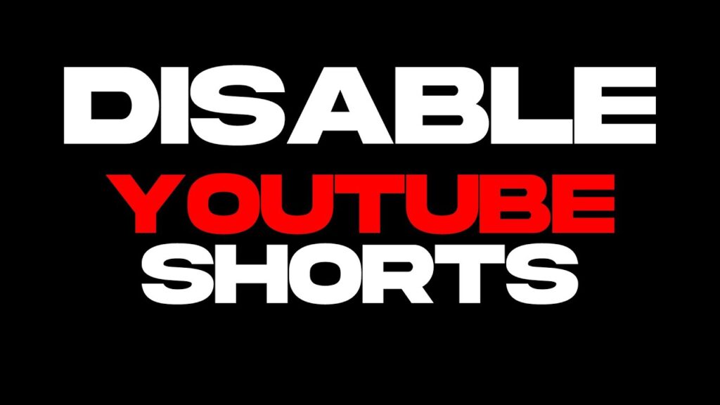how to disable youtube shorts